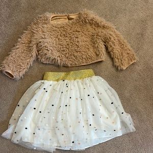 Pippa & Julie 6x crop top and skirt